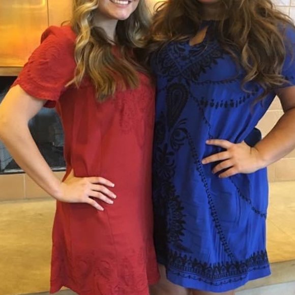 Lucky Brand XL Blue embellished dress - Picture 3 of 6